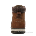 Botas de inverno masculinas casuais sapatos quentes de pele